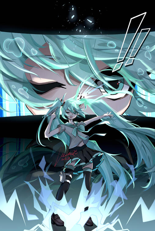 ̸/̸̅̅ ̆̅ ̅̅ ̅̅ miku x persona 3 ♡ ˎˊ˗