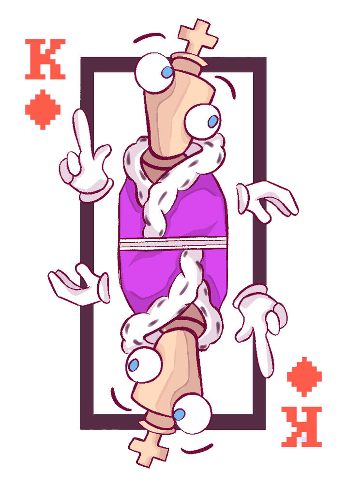 King of Diamonds Kinger (FRONT)